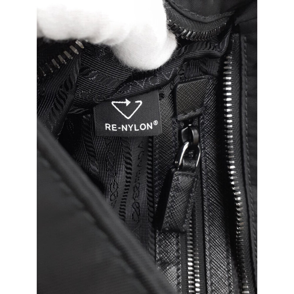 Prada Shoulder Messenger Black Crossbody Bag Re - Picture 8 of 9